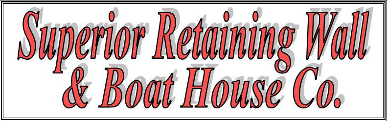 Superior Retaining Wall and Boat House Co Logo